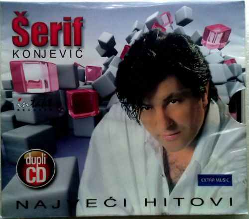 2CD SERIF KONJEVIC NAJVECI HITOVI compilation 2010 Folk Serbia Bosnia Croatia