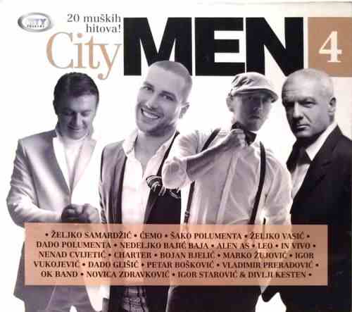 CD CITY MEN VOL.4 Compilation 2014 City records Serbia Bosnia Croatia