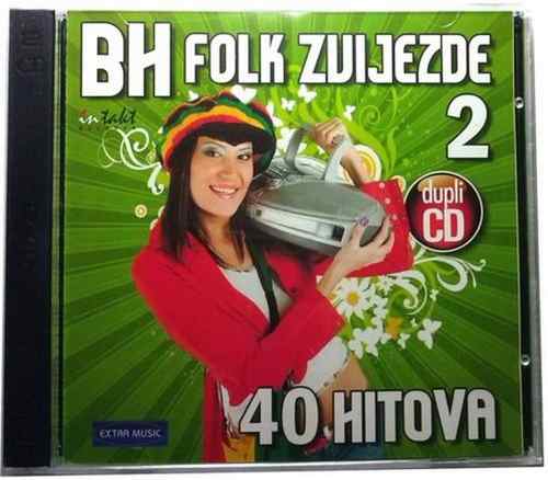 2CD BH FOLK ZVIJEZDE 2 40 HITOVA compilation 2010 Bosnia Croatia Serbia Folk