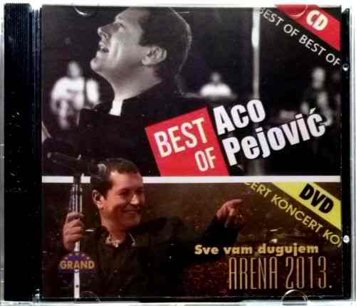 CD+DVD ACO PEJOVIC  BEST OF compilation 2014  GRAND PRODUCTION serbian, bosnian