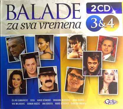 2CD BALADE ZA SVA VREMENA 3i4 compilation 2016 mira skoric ceca begovic hadzic