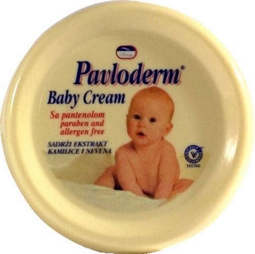 ORIGINAL PAVLODERM Babycreme mit Pantenol, ohne Parabene und ohne Allergene,100 ml Verpackung