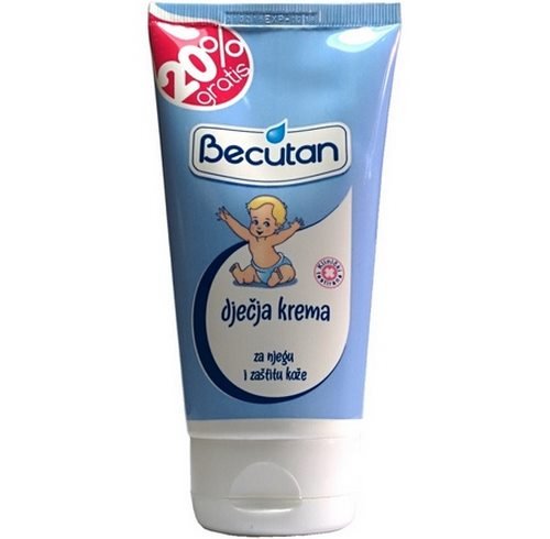 Original BECUTAN BABY CARE OINTMENT DJECJA KREMA ZA NJEGU I ZASTITU KOZE 150 ml
